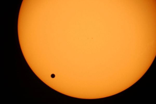 Venus Crosses In The Face Of the Sun