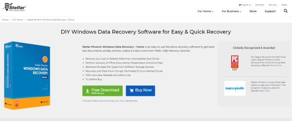 Stellar Phoenix Windows Data Recovery