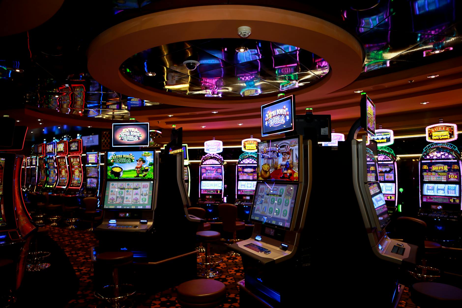 interior of a casino